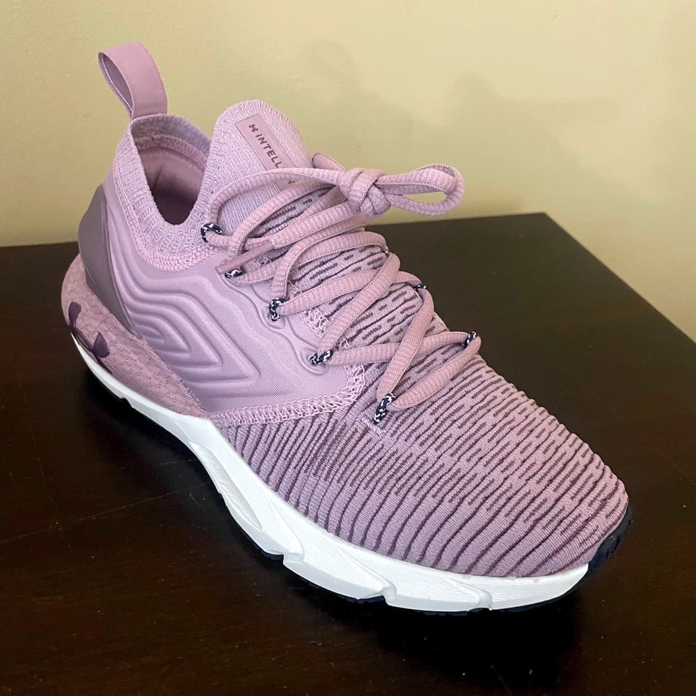 Under Armour HOVR Phantom 2 INKNT Womens Running Shoes Pink 3024155-604 Size 7 - Picture 2 of 8